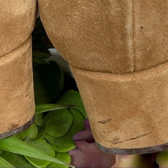 Jean Paul Barriol Accessorie camel suede block heel La size 39 - Picture 9 of 10